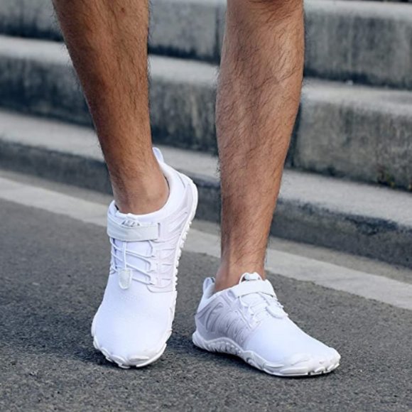 Evglow Men's Wide Minimalist Trail Running Shoes - Picture 2 of 10